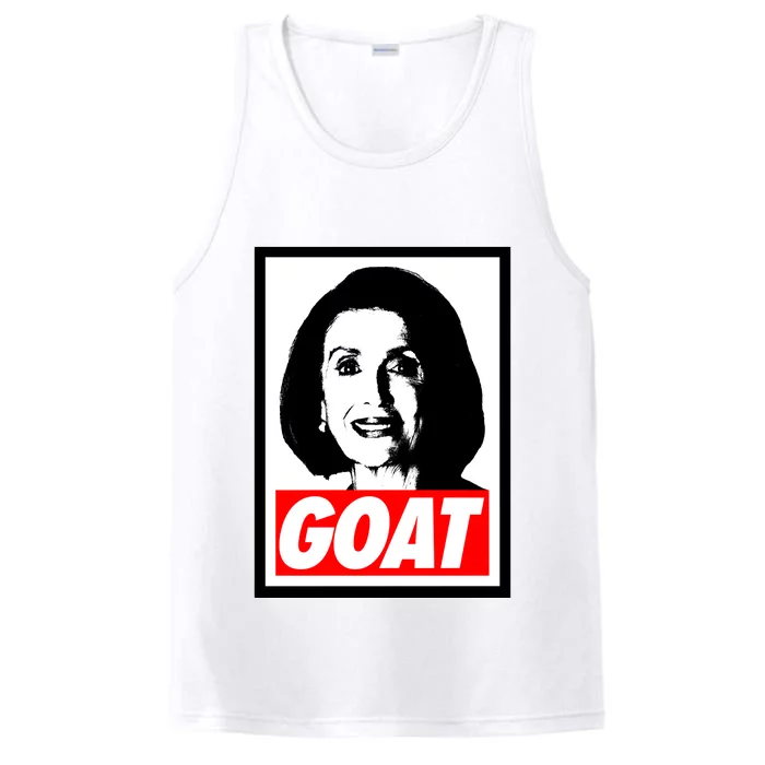 Nancy Pelosi Madam Speaker GOAT Performance Tank