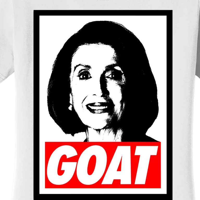 Nancy Pelosi Madam Speaker GOAT Women's T-Shirt