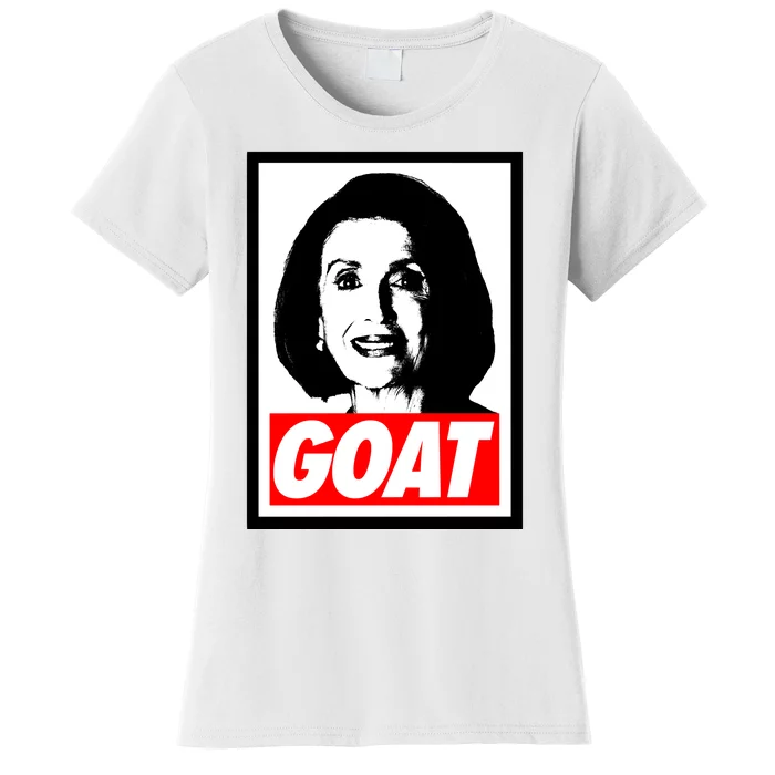 Nancy Pelosi Madam Speaker GOAT Women's T-Shirt