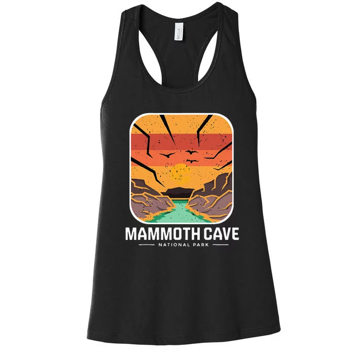 National Park Mammoth Cave Kentucky Souvenir Cave Hike Women's Racerback Tank