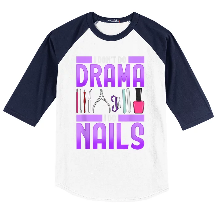 Nail Polish Manicurist Pedicurist Nail Artists Tools Baseball Sleeve Shirt