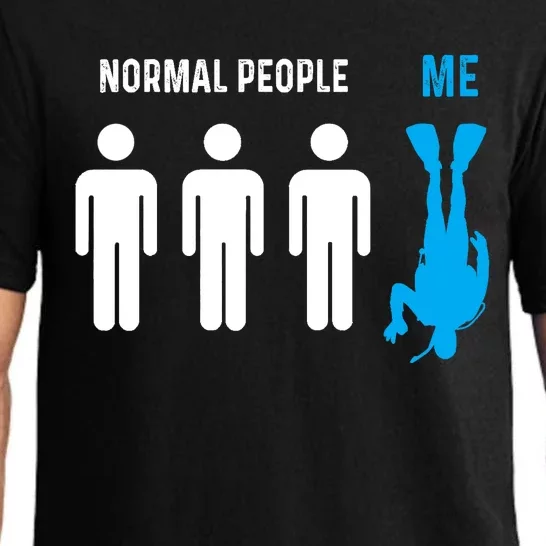 Normal People, Me Funny Diving Quotes For Diving Lovers Dive Pajama Set