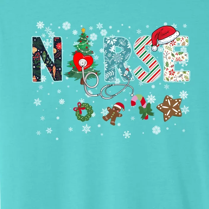 Nurse Pride Meets Christmas: Christmas Nurse Funny Gift ChromaSoft Performance T-Shirt