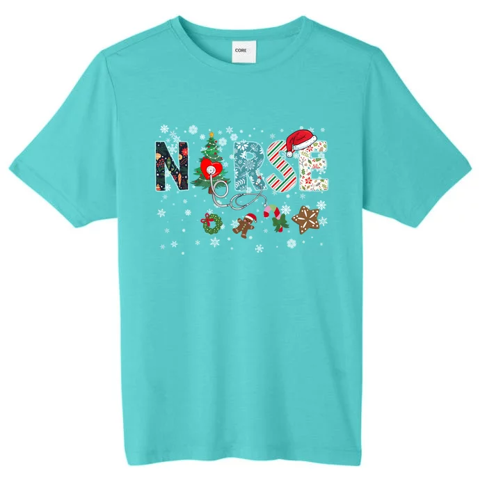 Nurse Pride Meets Christmas: Christmas Nurse Funny Gift ChromaSoft Performance T-Shirt