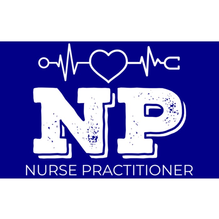 Nurse Practitioner Meaningful Gift Nurse Heartbeat Np Appreciation Great Gift Bumper Sticker