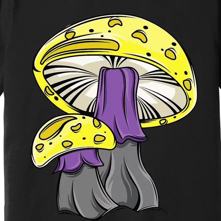 N.O.N.B.I.N.A.R.Y Pride Mushroom Premium T-Shirt