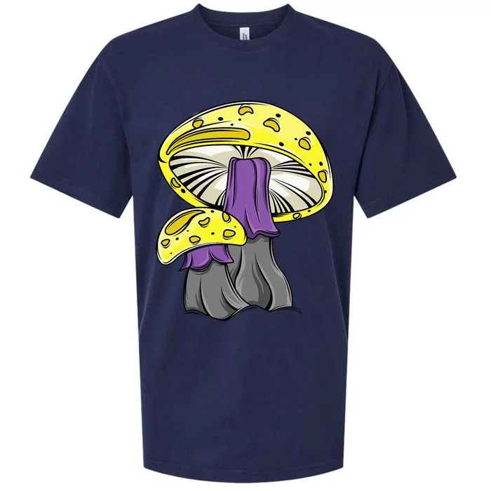 N.O.N.B.I.N.A.R.Y Pride Mushroom Sueded Cloud Jersey T-Shirt