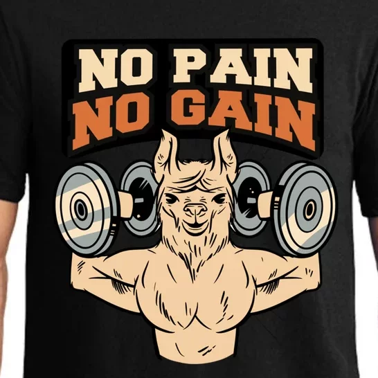 No Pain No Gain Gym Muscles Bodybuilding Meaningful Gift Pajama Set