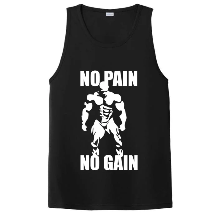 No Pain No Gain Fitness Gym Clothing Equipt Cute Gift Performance Tank