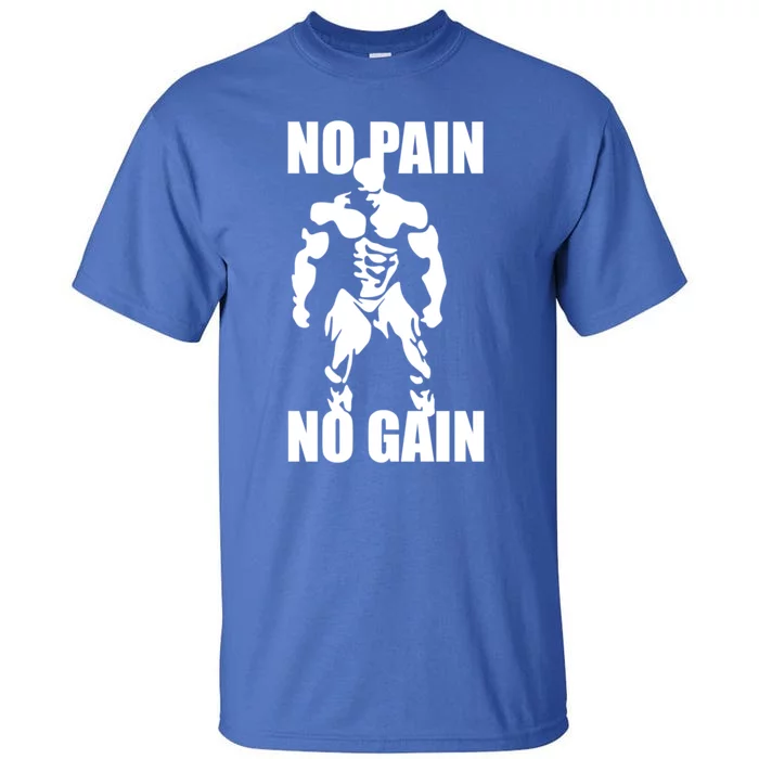 No Pain No Gain Fitness Gym Clothing Equipt Cute Gift Tall T-Shirt