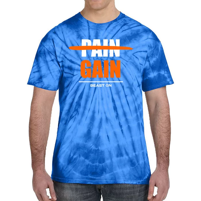 No Pain No Gain Gym Bodybuilding Gains Fitness Workout Gift Tie-Dye T-Shirt