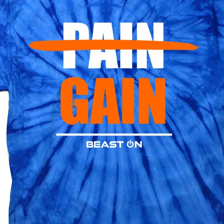 No Pain No Gain Gym Bodybuilding Gains Fitness Workout Gift Tie-Dye T-Shirt