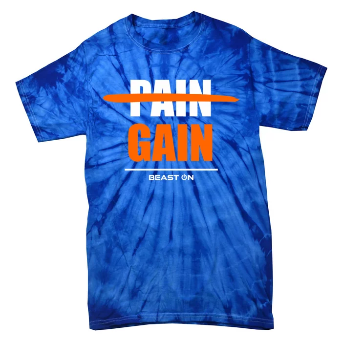 No Pain No Gain Gym Bodybuilding Gains Fitness Workout Gift Tie-Dye T-Shirt