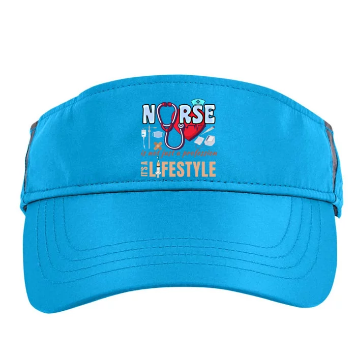 Nurse Profession Nursing Career Lifestyle Funny Gift Adult Drive Performance Visor