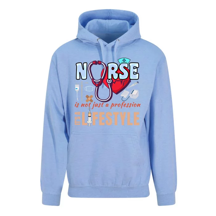 Nurse Profession Nursing Career Lifestyle Funny Gift Unisex Surf Hoodie