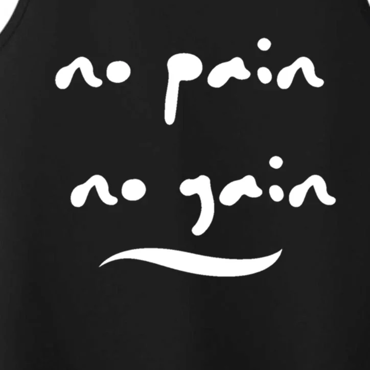 No Pain No Gain Gift Performance Tank