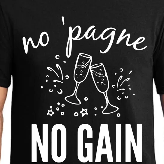 No Pagne No Gain Pajama Set