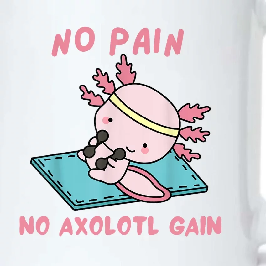 No Pain No Axolotl Gain Cute Axolotl Workout Fitness Lover Black Color Changing Mug