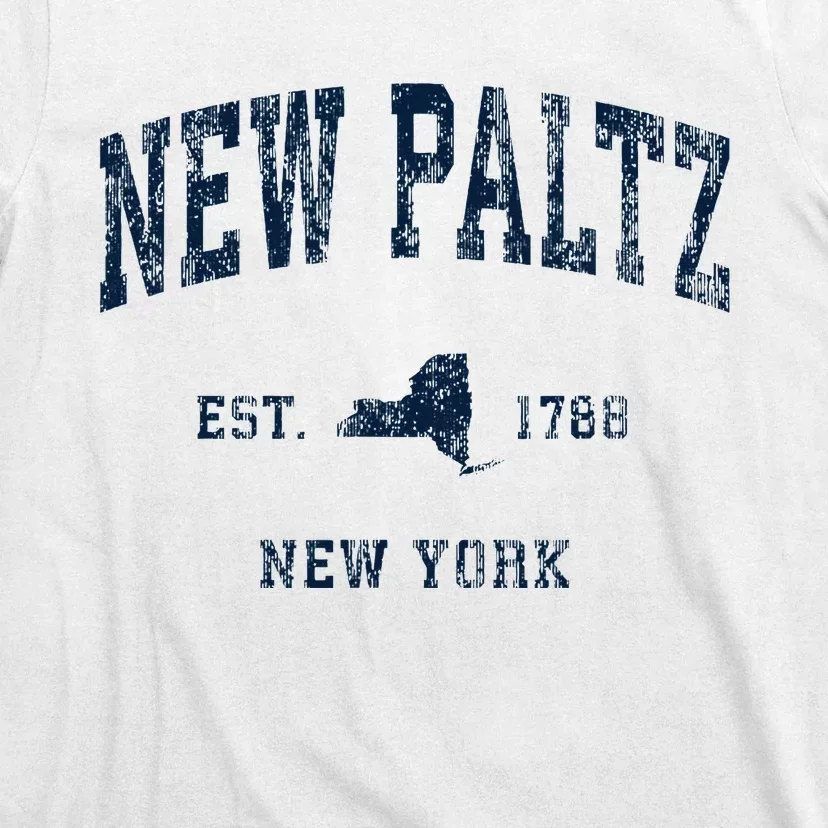 New Paltz New York Ny Vintage Athletic T-Shirt