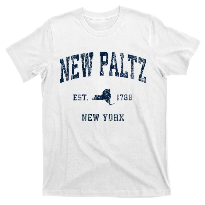 New Paltz New York Ny Vintage Athletic T-Shirt