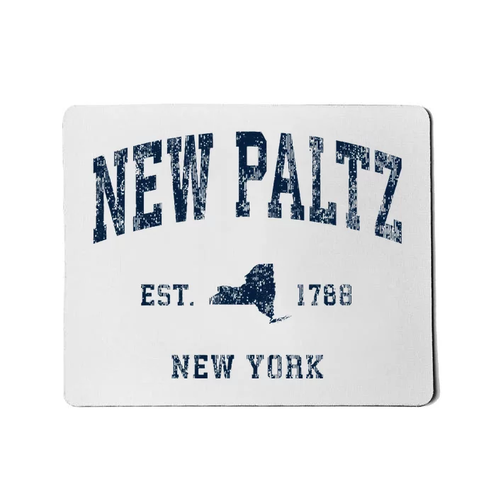 New Paltz New York Ny Vintage Athletic Mousepad