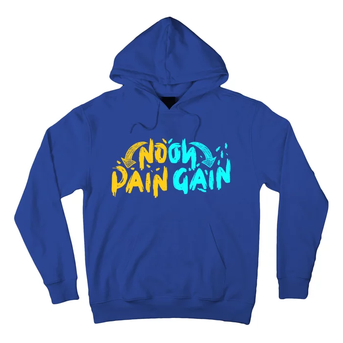 No Pain No Gain Wrathful Gym Bodybuilding Clothing Design Gift Hoodie