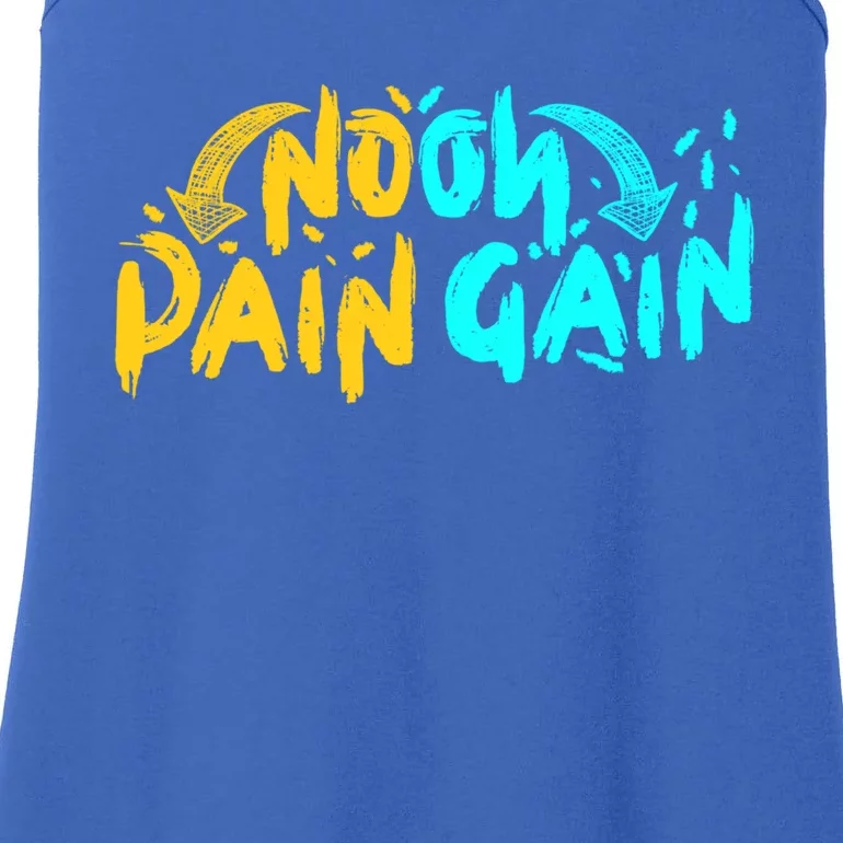 No Pain No Gain Wrathful Gym Bodybuilding Clothing Design Gift Ladies Essential Tank