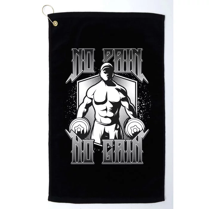 No Pain No Gain Platinum Collection Golf Towel