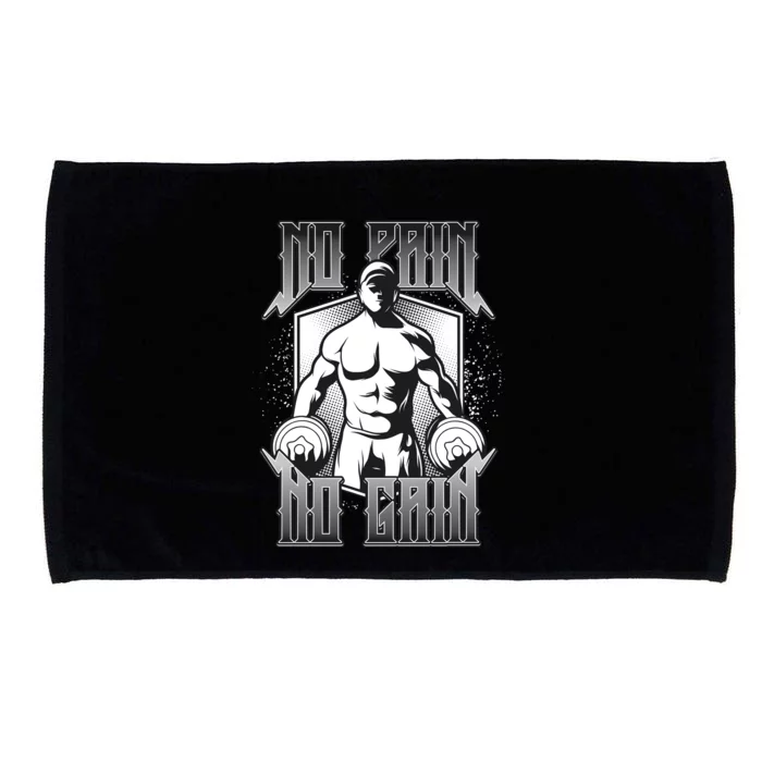 No Pain No Gain Microfiber Hand Towel