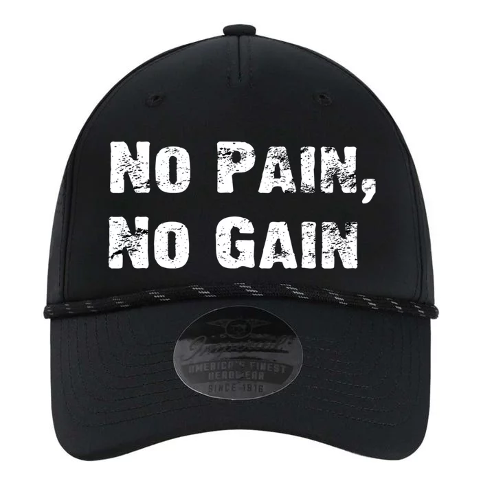 No Pain No Gain Success Mindset Meaningful Gift Performance The Dyno Cap