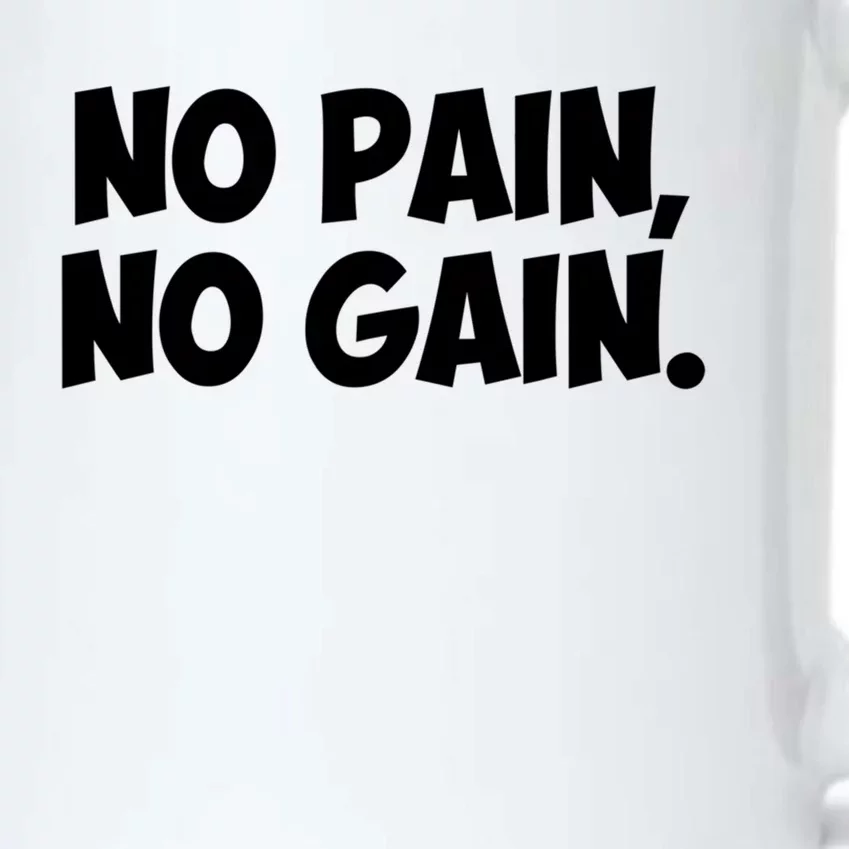 No Pain No Gain Cool Gift Black Color Changing Mug