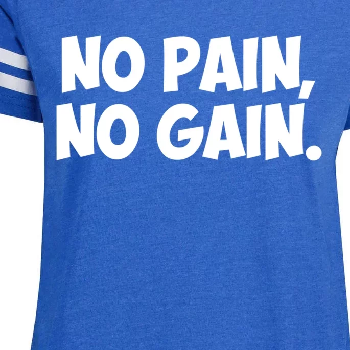 No Pain No Gain Cool Gift Enza Ladies Jersey Football T-Shirt