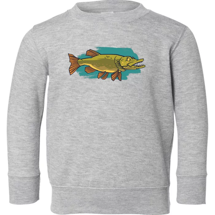 Northern Pike Toddler Sweatshirt