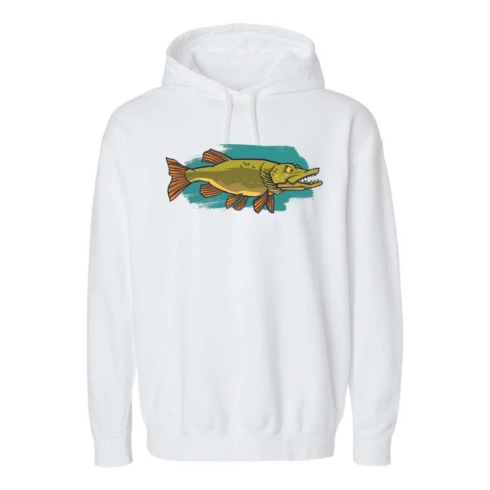 Northern Pike Garment-Dyed Fleece Hoodie