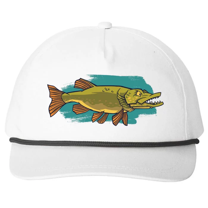 Northern Pike Snapback Five-Panel Rope Hat