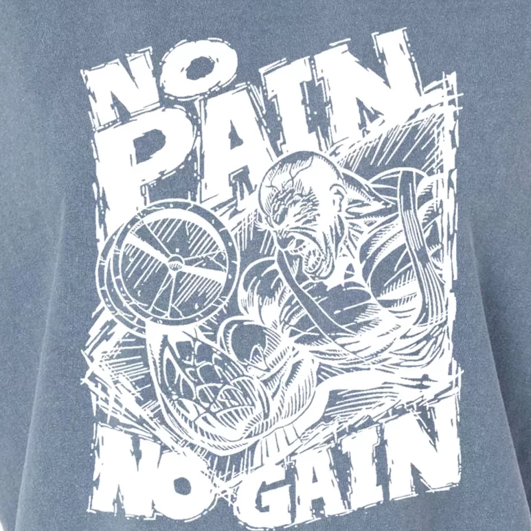 No Pain No Gain Muscle Great Gift Motivational Gym Workout Gift Meaningful Gift Garment-Dyed Women's Muscle Tee