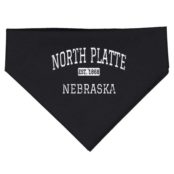 North Platte Nebraska Ne Vintage USA-Made Doggie Bandana