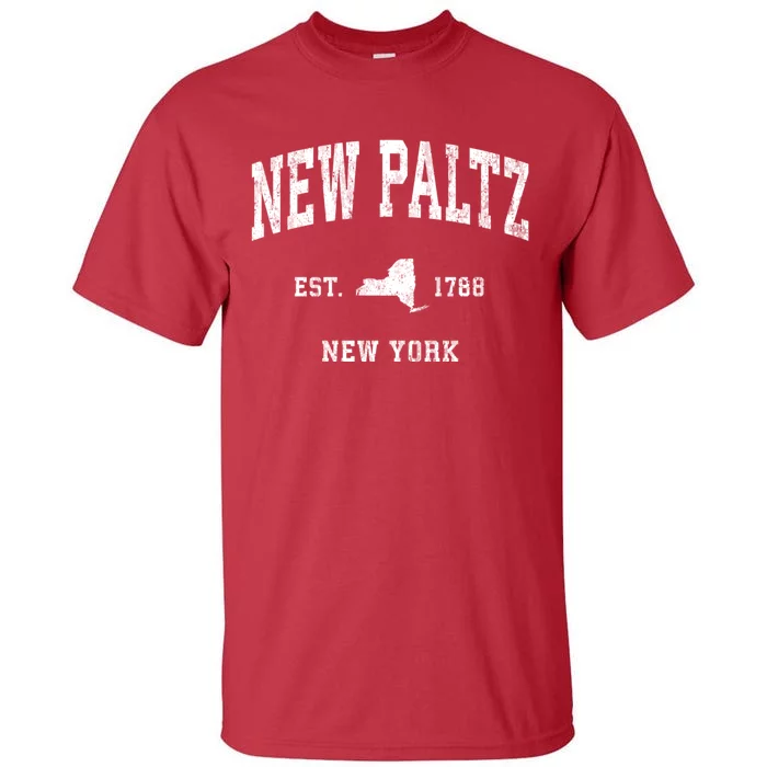 New Paltz New York Ny Vintage Athletic Tall T-Shirt