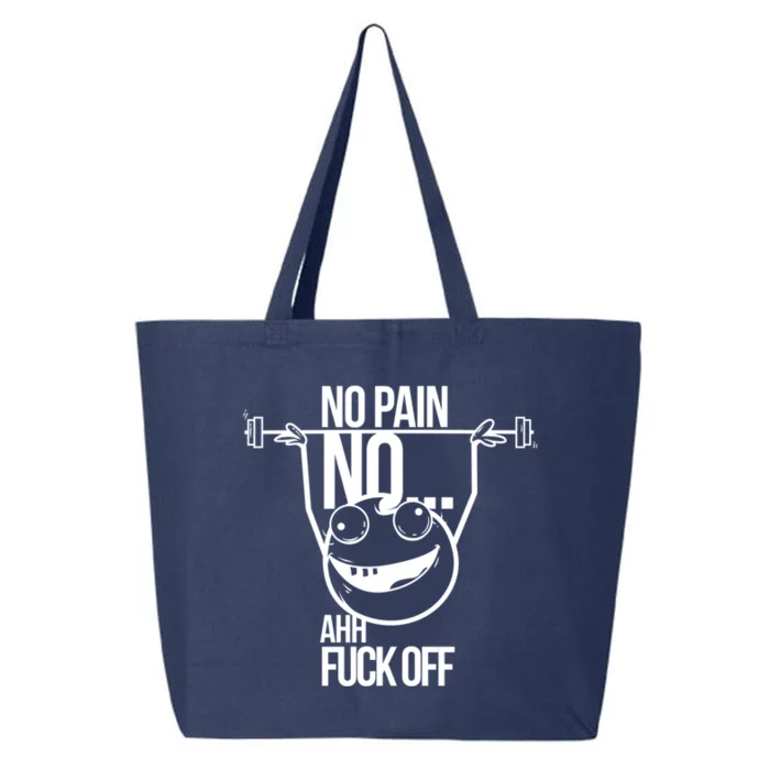 No Pain No Gain Bodybuilder Funny Gift 25L Jumbo Tote