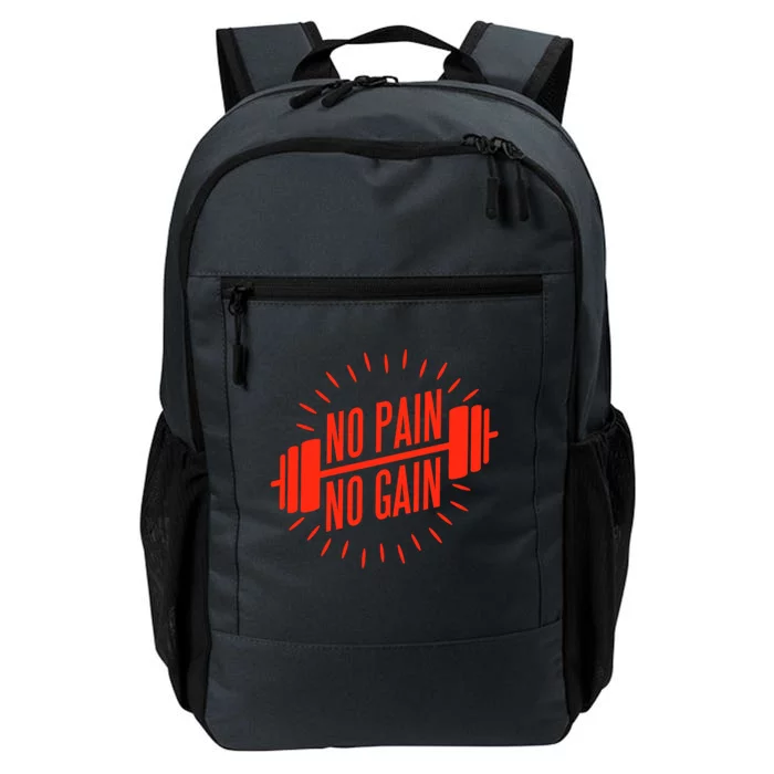 No Pain No Gain Fitness Gym Clothing Equipt Meaningful Gift Daily Commute Backpack