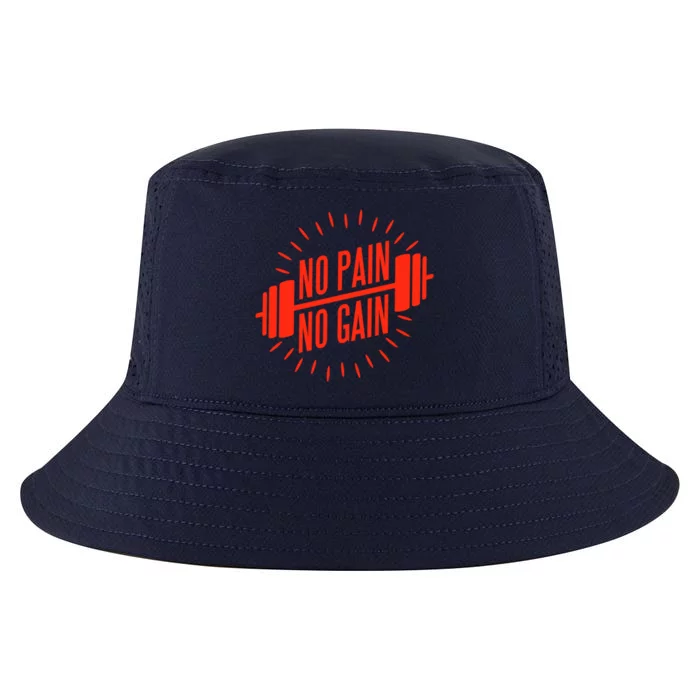 No Pain No Gain Fitness Gym Clothing Equipt Meaningful Gift Cool Comfort Performance Bucket Hat