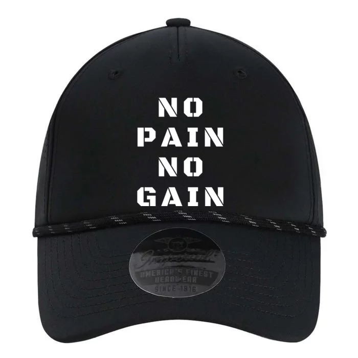 No Pain No Gain Workout Fitness Gym Performance The Dyno Cap