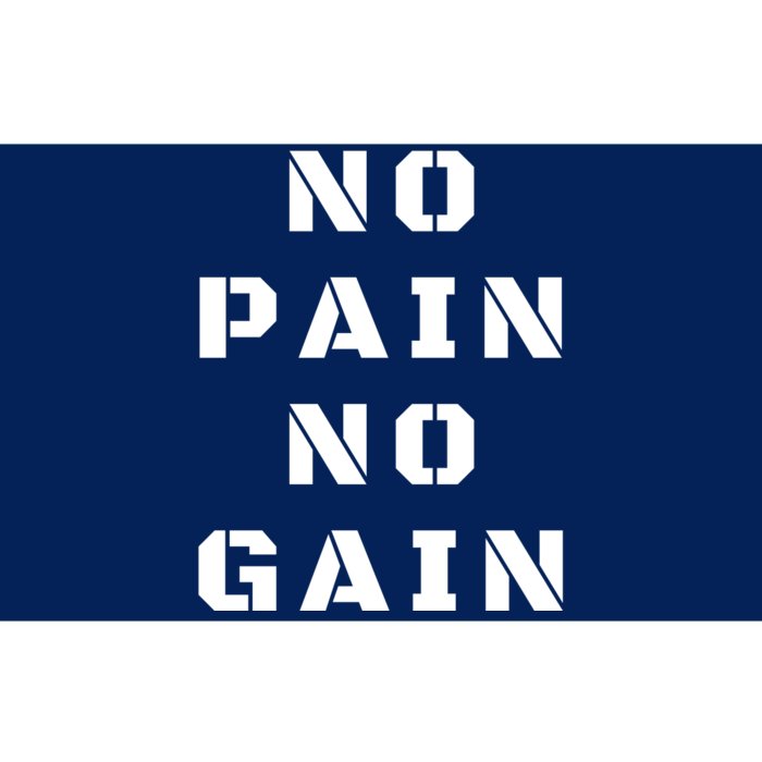 No Pain No Gain Workout Fitness Gym Bumper Sticker