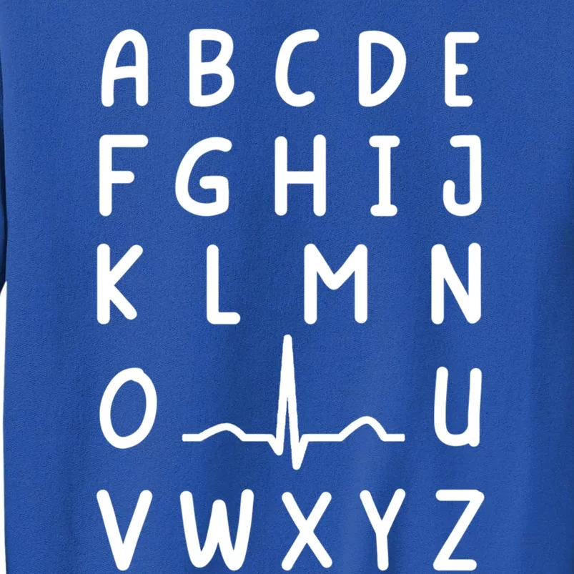 Nurse Pqrst Nursing Student Ekg Alphabet Funny Nurse Gift Sweatshirt