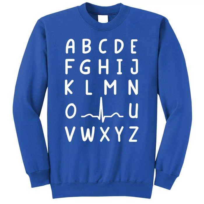 Nurse Pqrst Nursing Student Ekg Alphabet Funny Nurse Gift Sweatshirt