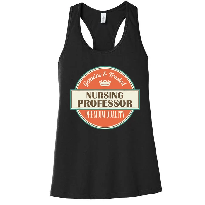 Nursing Professor Women's Racerback Tank