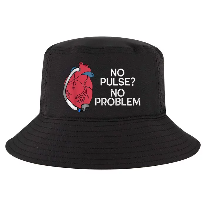 No Pulse No Problem Heartmate Lvad Heart Cvicu Cool Comfort Performance Bucket Hat