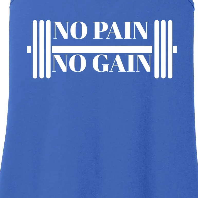 No Pain No Gain Gym Gear Cute Gift Ladies Essential Tank