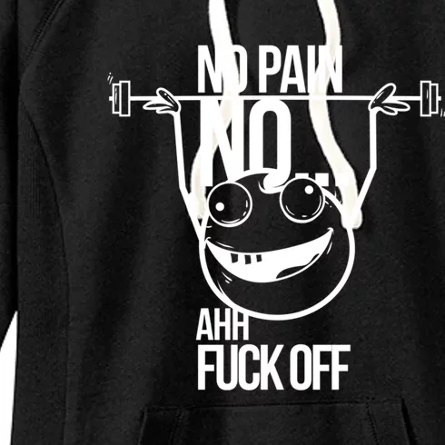 No Pain No Gain Bodybuilder Gift Women's Fleece Hoodie