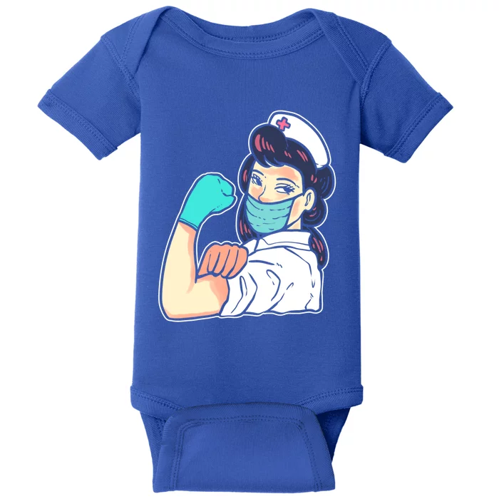 Nurse Power Nurse And Medical Practitioner Gift Baby Bodysuit